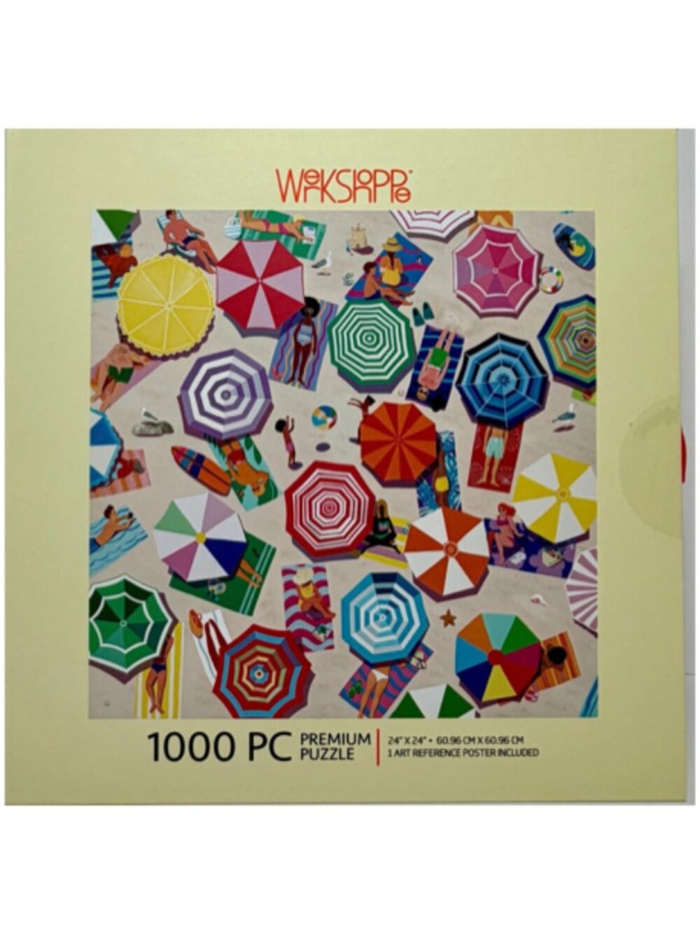WerkShoppe Beach Day 1000 Piece Premium Jigsaw Puzzle Katia Bulbenko